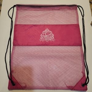 Disney Princess Half Marathon Weekend Drawstring bag ~ Pink Mesh